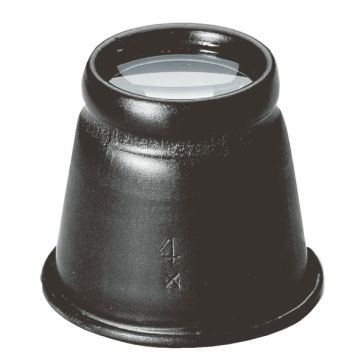 SCHWEIZER Lupa jubilerska [2.5x, 3x lub 4x] - Aluminium+
