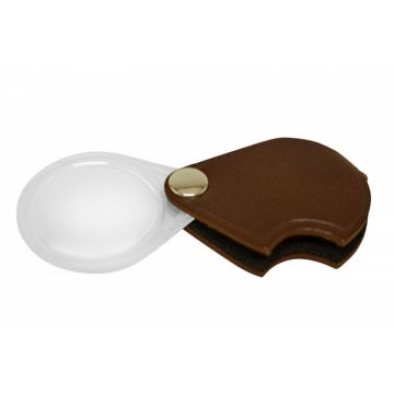 SCHWEIZER Skórzana lupa kieszonkowa [5x 25mm]